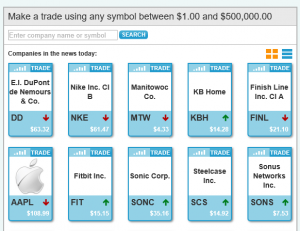 stock market game