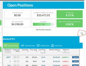 Open Positions excel export