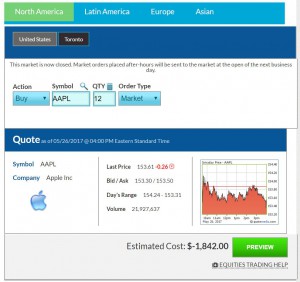 trade stocks